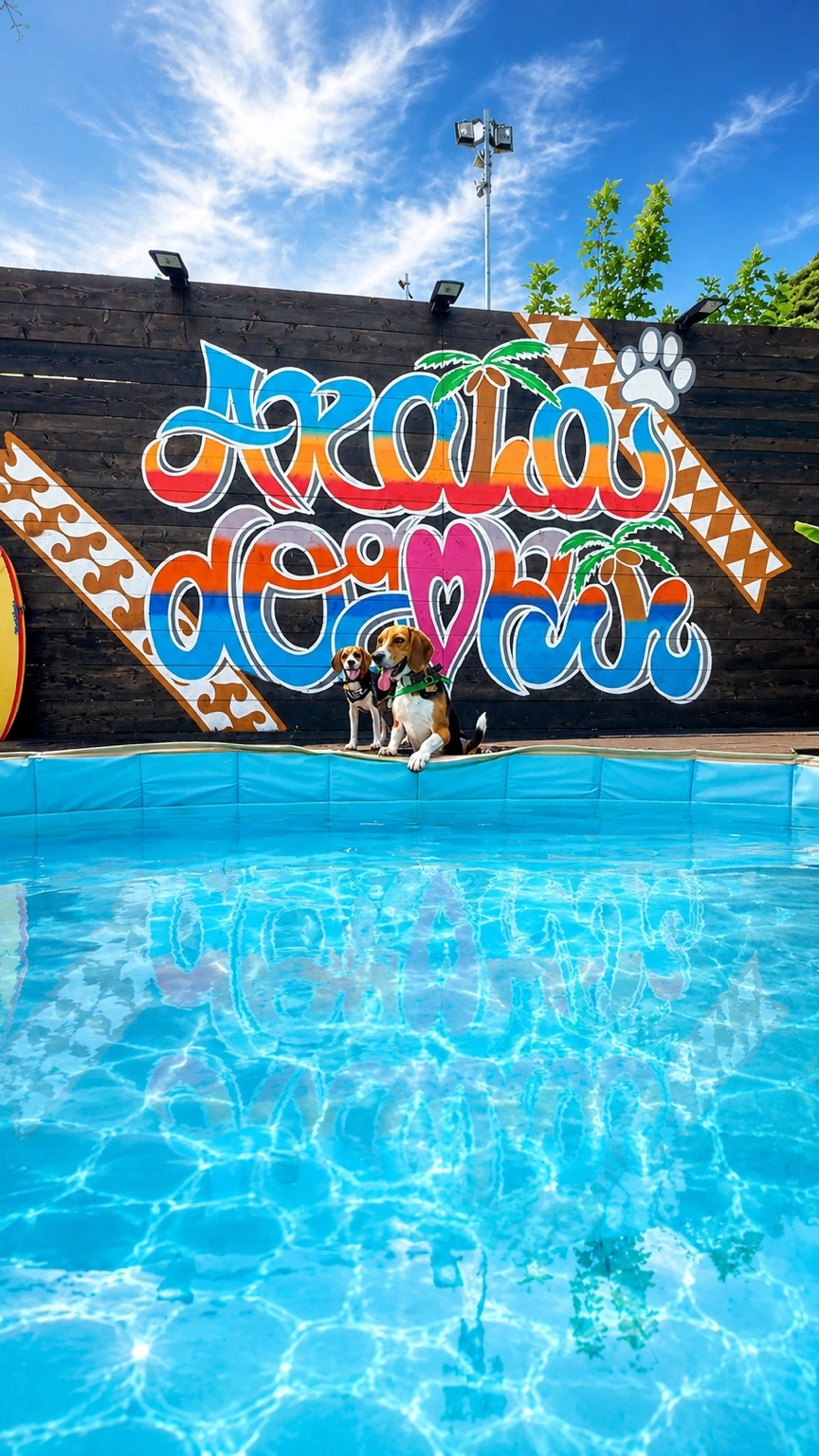 Akahai Dog-run and Cafeにあるハワイ風のフォトスポット